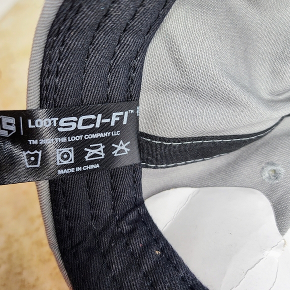 Battlestar Galactica Loot Crate Cylon Adjustable Hat Gray Strap Back Cap - Picture 8 of 8